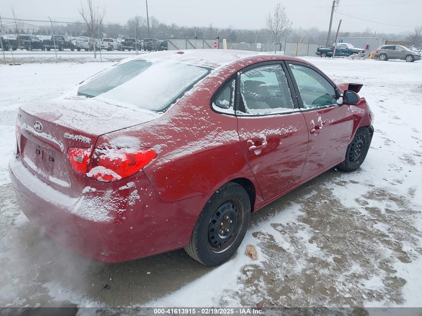 2008 HYUNDAI ELANTRA VIN: KMHDU46D58U541858