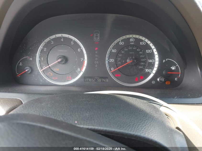 2009 HONDA ACCORD VIN: 1HGCP26899A018796
