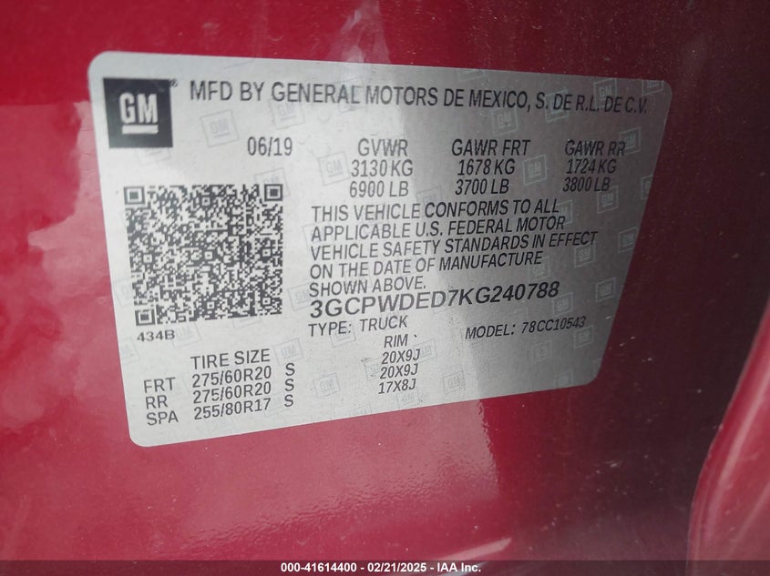 2019 CHEVROLET SILVERADO 1500 RST - 3GCPWDED7KG240788