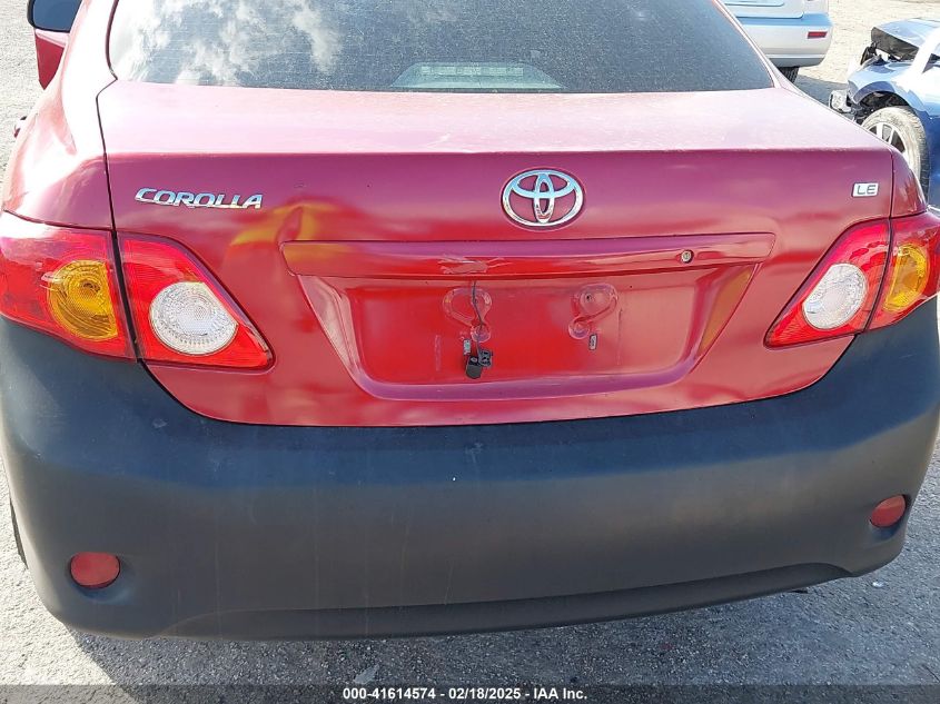 2009 Toyota Corolla Le VIN: 2T1BU40E79C039591 Lot: 41614574
