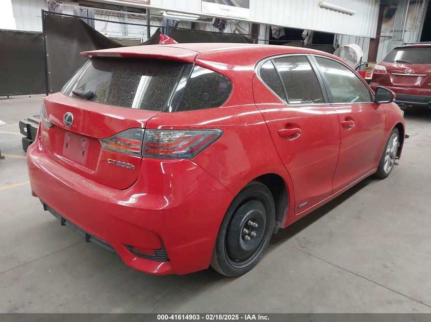 2014 LEXUS CT 200H VIN: JTHKD5BH0E2190910