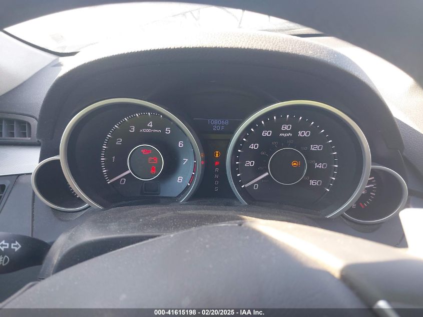 2010 Acura Zdx VIN: 2HNYB1H6XAH500945 Lot: 41615198