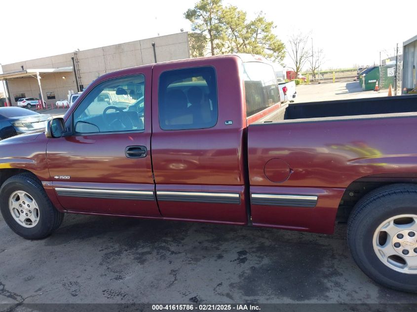 2000 Chevrolet Silverado 1500 Ls VIN: 1GCEC19V6YZ114125 Lot: 41615786