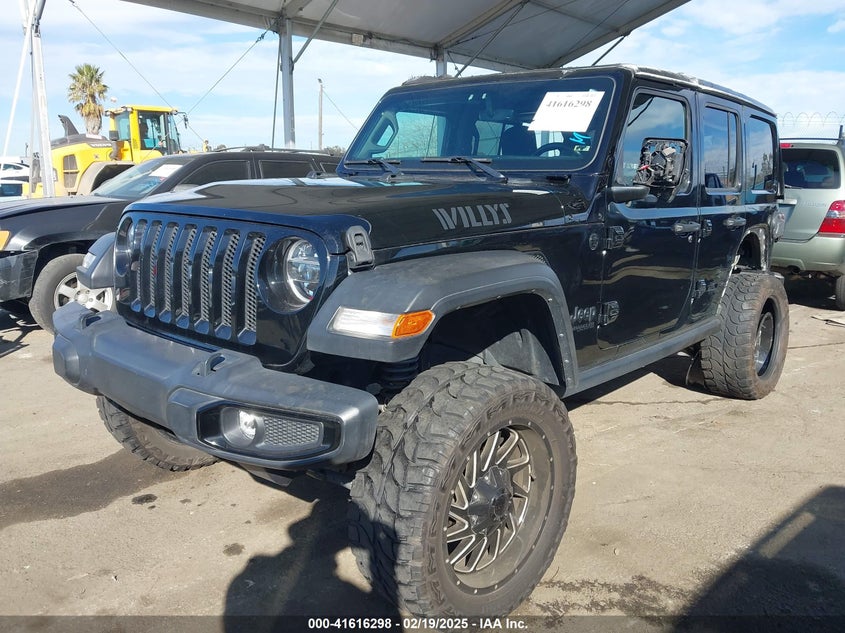 2021 JEEP WRANGLER UNLIMITED WILLYS 4X4 - 1C4HJXDN3MW681403