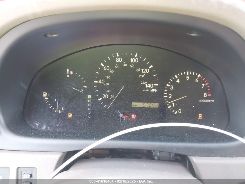 2002 Lexus Rx 300 VIN: JTJGF10U620121900 Lot: 41616404