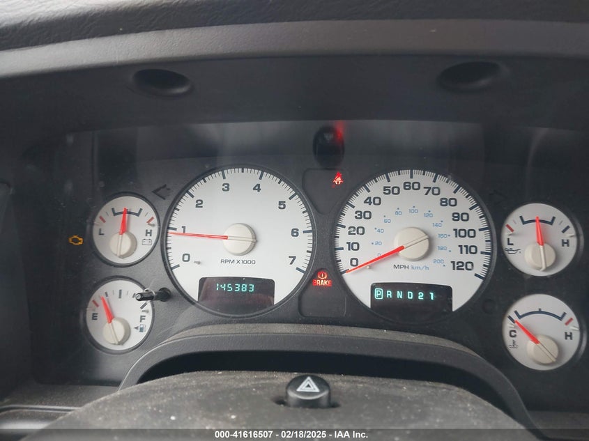 2005 Dodge Ram 1500 Slt/Laramie VIN: 1D7HU18D45S296081 Lot: 41616507