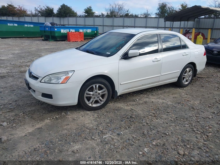 2007 HONDA ACCORD VIN: 1HGCM56357A120396