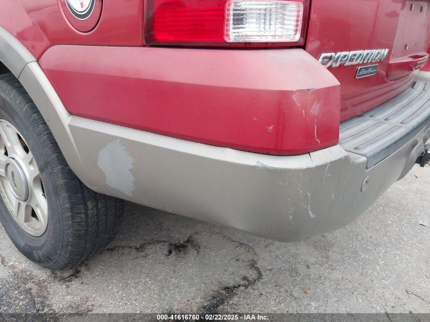 2003 Ford Expedition Eddie Bauer VIN: 1FMFU17L43LA92880 Lot: 41616760