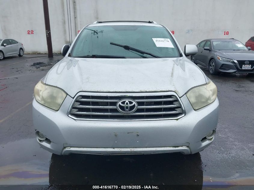 2008 Toyota Highlander Limited VIN: JTEES42A982074882 Lot: 41616770
