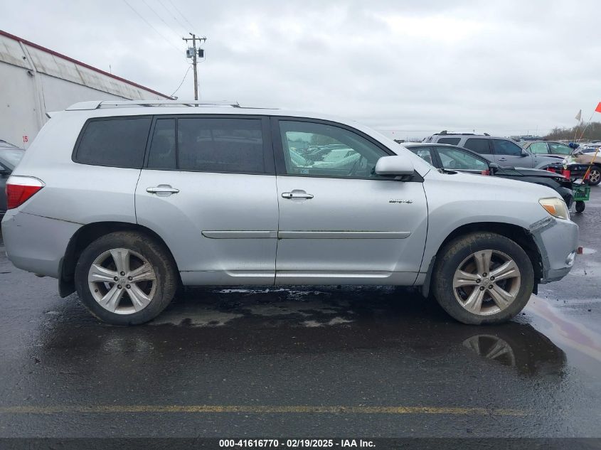 2008 Toyota Highlander Limited VIN: JTEES42A982074882 Lot: 41616770