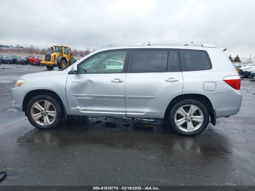 2008 Toyota Highlander Limited VIN: JTEES42A982074882 Lot: 41616770