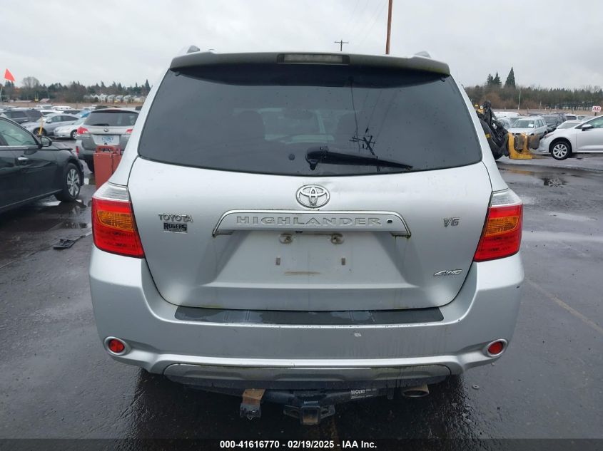 2008 Toyota Highlander Limited VIN: JTEES42A982074882 Lot: 41616770