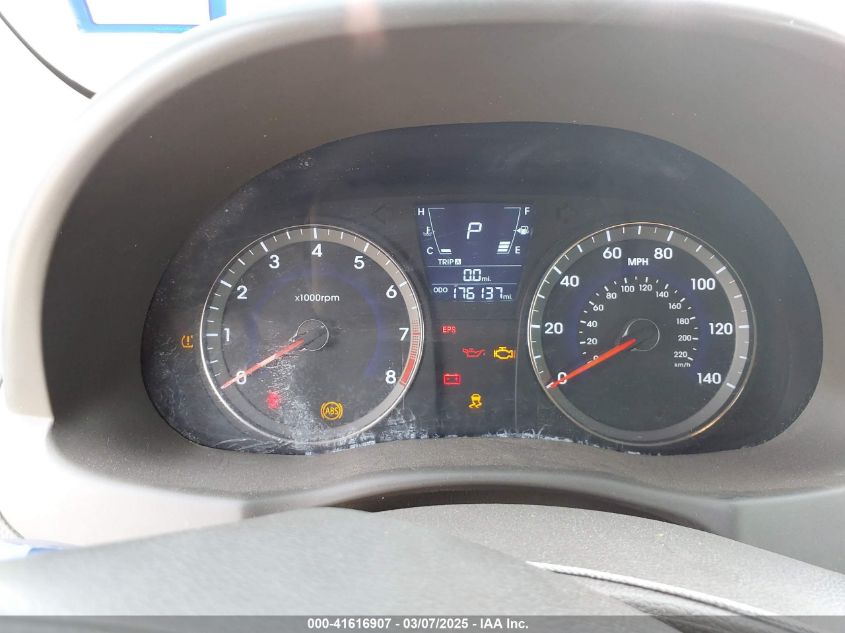 2013 Hyundai Accent Gls VIN: KMHCT4AE0DU295746 Lot: 41616907