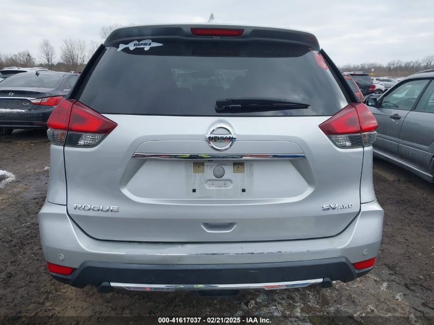 2019 Nissan Rogue Sv VIN: KNMAT2MV9KP522049 Lot: 41617037