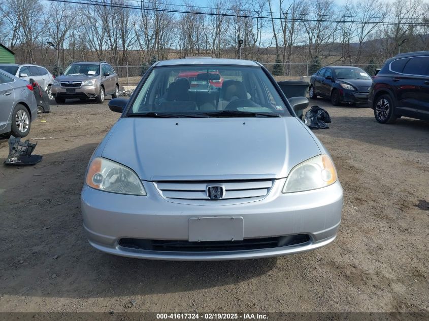 2003 Honda Civic Lx VIN: 2HGES16683H505013 Lot: 41617324
