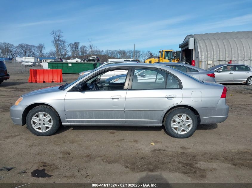2003 Honda Civic Lx VIN: 2HGES16683H505013 Lot: 41617324