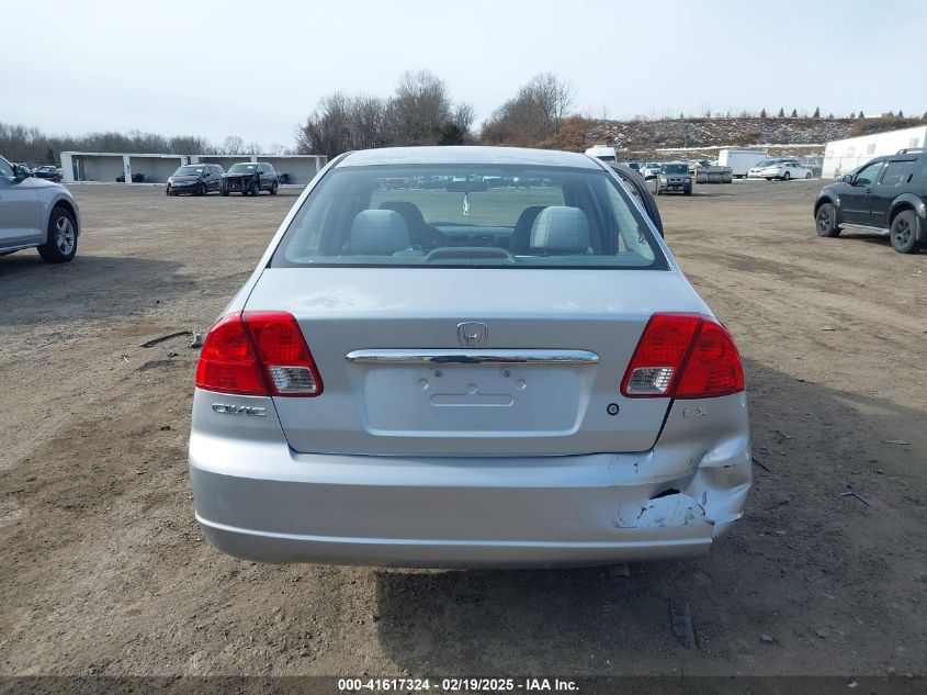 2003 Honda Civic Lx VIN: 2HGES16683H505013 Lot: 41617324