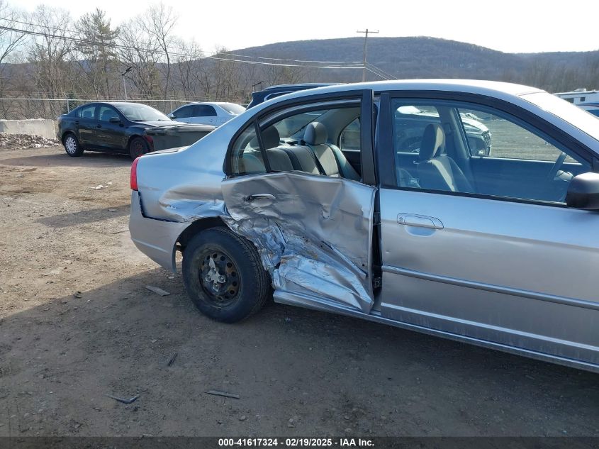 2003 Honda Civic Lx VIN: 2HGES16683H505013 Lot: 41617324