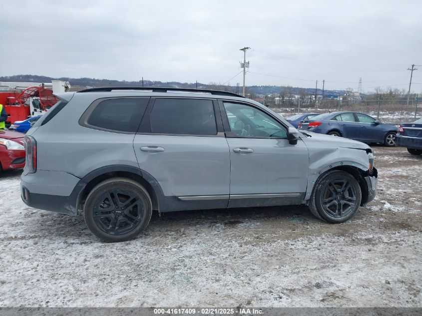 2023 Kia Telluride Ex X-Line VIN: 5XYP3DGC3PG343550 Lot: 41617409
