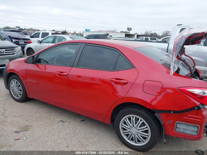 2016 Toyota Corolla Le VIN: 5YFBURHEXGP543700 Lot: 41617894