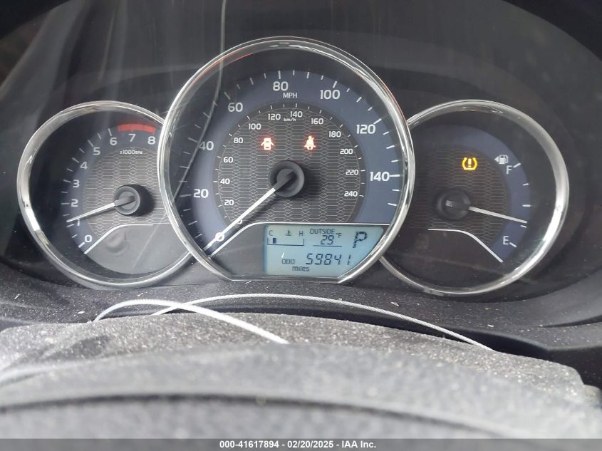 2016 Toyota Corolla Le VIN: 5YFBURHEXGP543700 Lot: 41617894