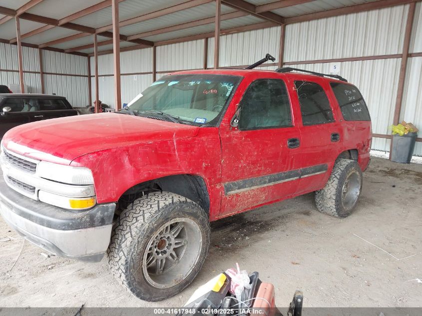 2002 Chevrolet Tahoe Ls VIN: 1GNEC13Z52R148406 Lot: 41617948