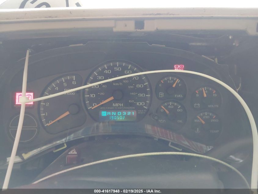 2002 Chevrolet Tahoe Ls VIN: 1GNEC13Z52R148406 Lot: 41617948