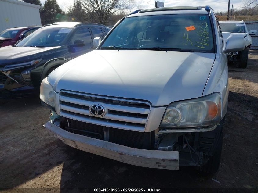 2006 Toyota Highlander VIN: JTEGD21A460133421 Lot: 41618125