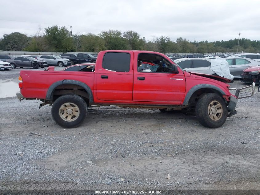 2002 Toyota Tacoma Prerunner V6 VIN: 5TEGN92N92Z883581 Lot: 41618699