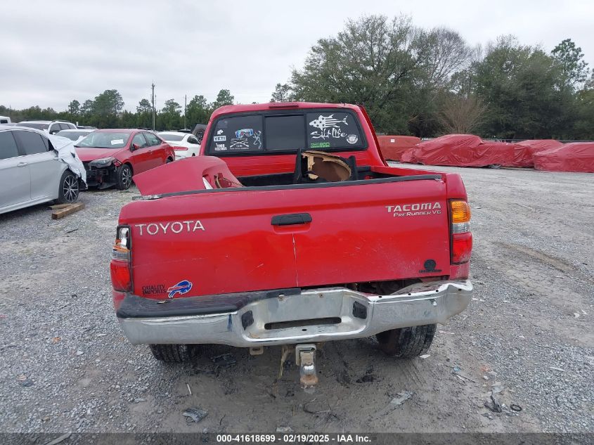 2002 Toyota Tacoma Prerunner V6 VIN: 5TEGN92N92Z883581 Lot: 41618699