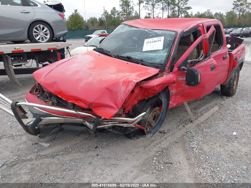 2002 Toyota Tacoma Prerunner V6 VIN: 5TEGN92N92Z883581 Lot: 41618699