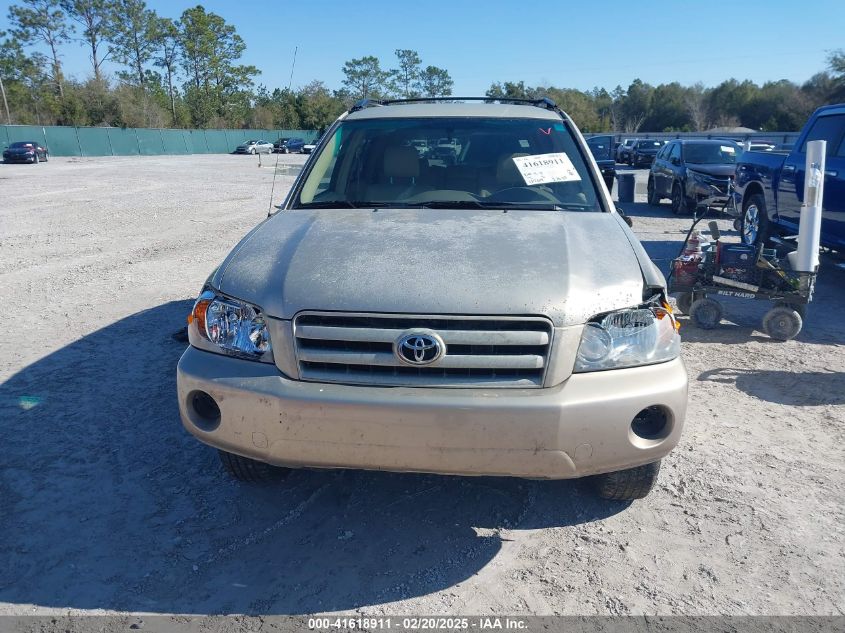 2006 Toyota Highlander VIN: JTEGD21AX60155195 Lot: 41618911