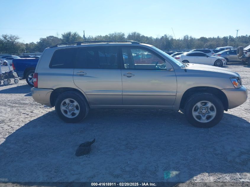 2006 Toyota Highlander VIN: JTEGD21AX60155195 Lot: 41618911