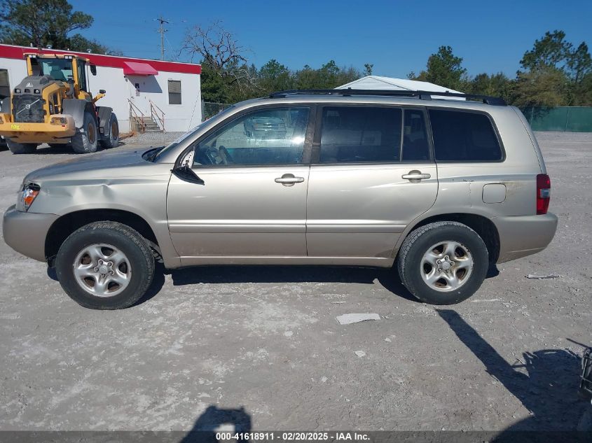 2006 Toyota Highlander VIN: JTEGD21AX60155195 Lot: 41618911