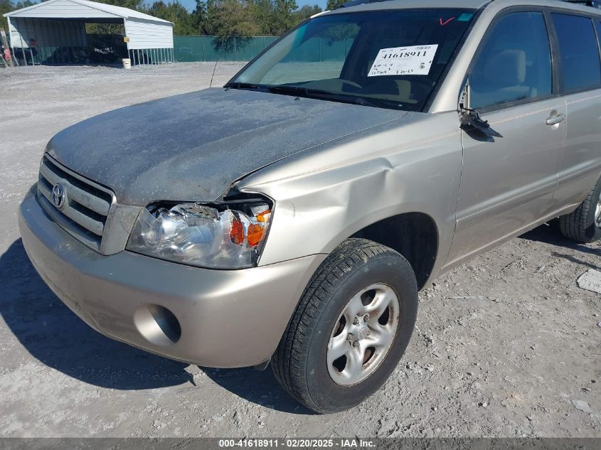 2006 Toyota Highlander VIN: JTEGD21AX60155195 Lot: 41618911