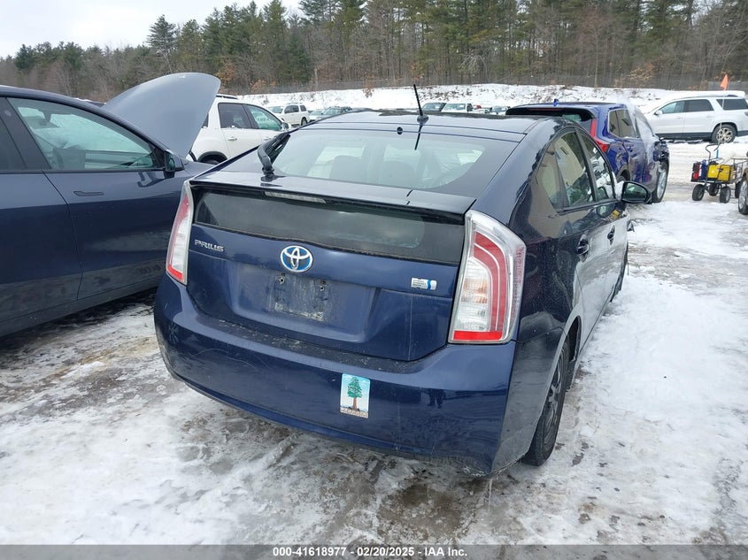 2013 TOYOTA PRIUS VIN: JTDKN3DU1D0349098