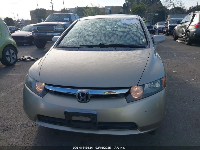 2008 Honda Civic Lx VIN: 1HGFA16518L009169 Lot: 41619134