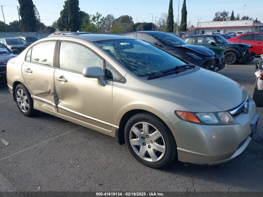 2008 Honda Civic Lx VIN: 1HGFA16518L009169 Lot: 41619134