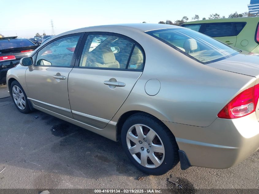 2008 Honda Civic Lx VIN: 1HGFA16518L009169 Lot: 41619134