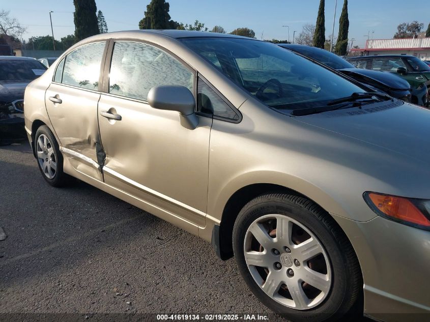 2008 Honda Civic Lx VIN: 1HGFA16518L009169 Lot: 41619134