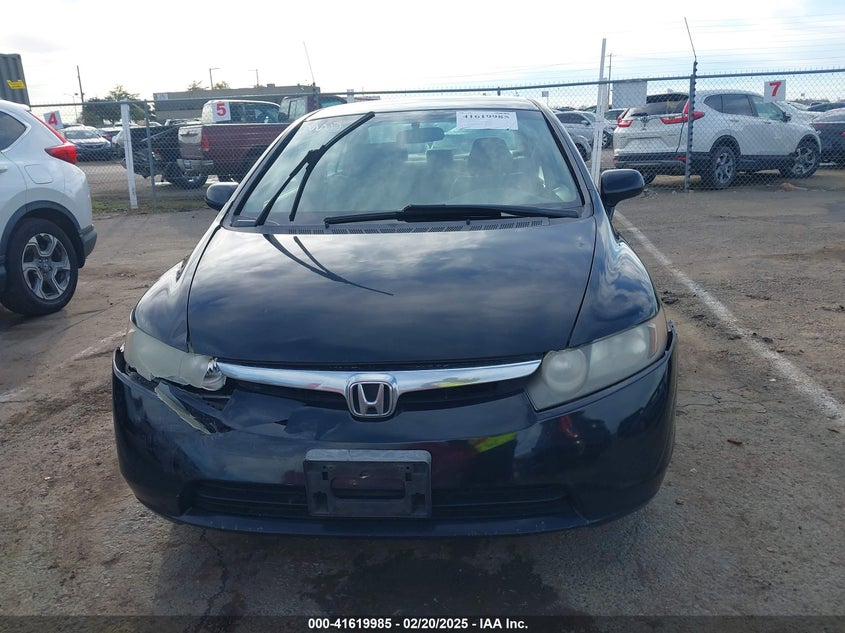 2006 HONDA CIVIC VIN: 1HGFA16596L103216