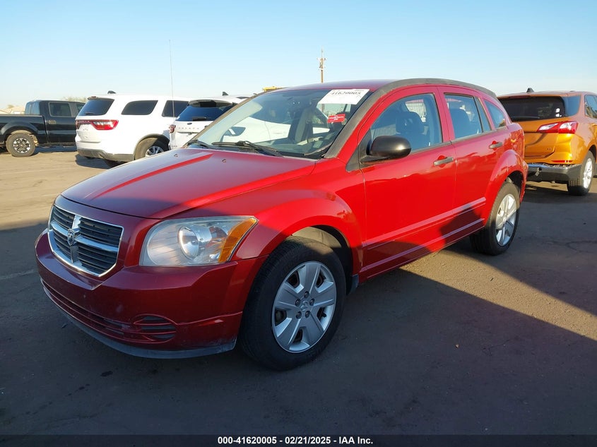 2007 DODGE CALIBER VIN: 1B3HB48B27D408563