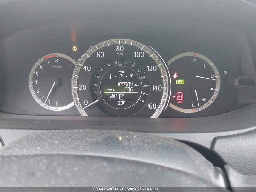 2014 HONDA ACCORD VIN: 1HGCR2F72EA129640