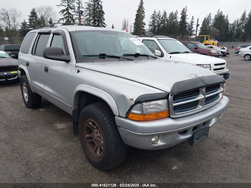 2003 Dodge Durango VIN: ID4HS48N23F544055 Lot: 41621126