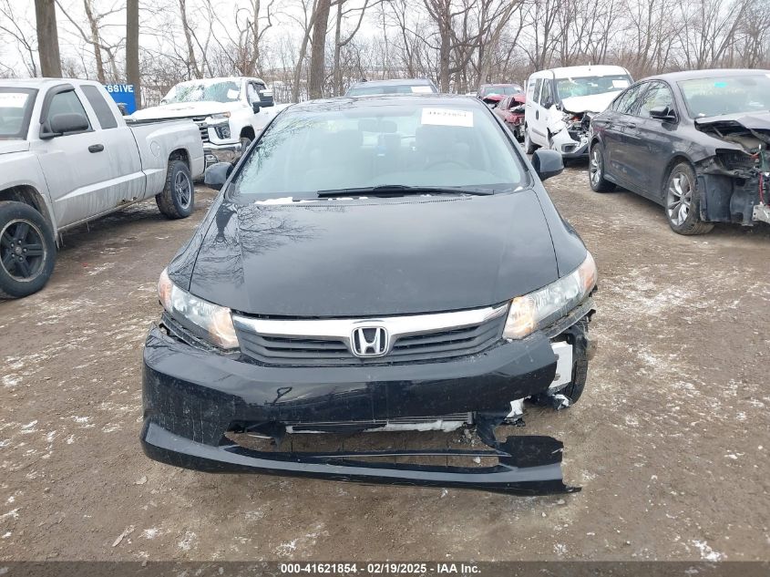 2012 Honda Civic Ex VIN: 19XFB2F84CE056578 Lot: 41621854
