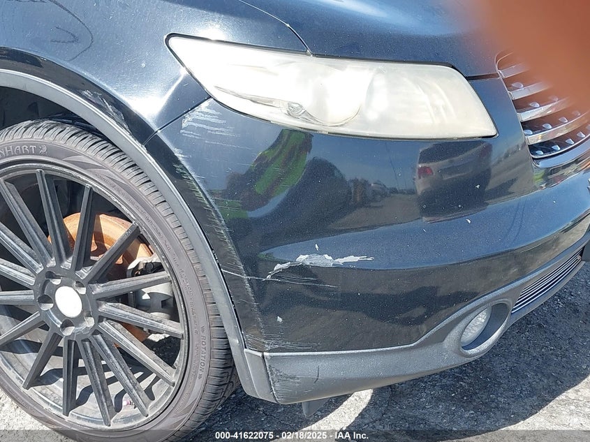 2005 Infiniti Fx35 VIN: JNRAS08U75X105221 Lot: 41622075