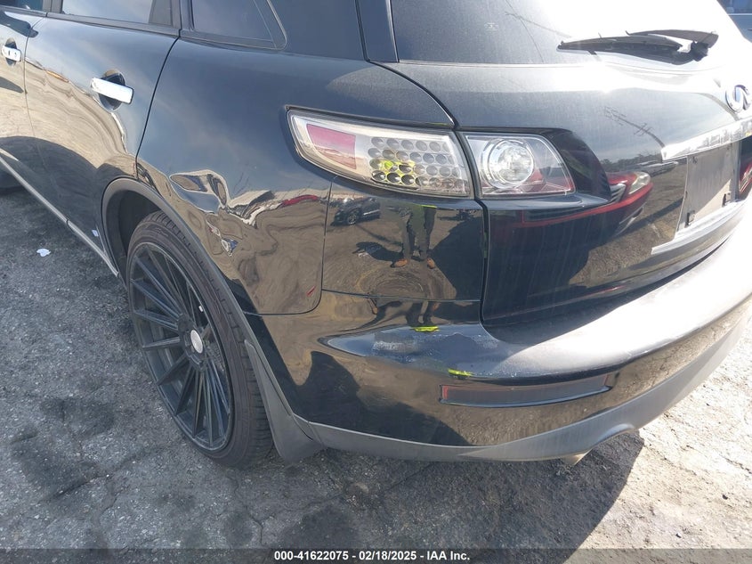 2005 Infiniti Fx35 VIN: JNRAS08U75X105221 Lot: 41622075