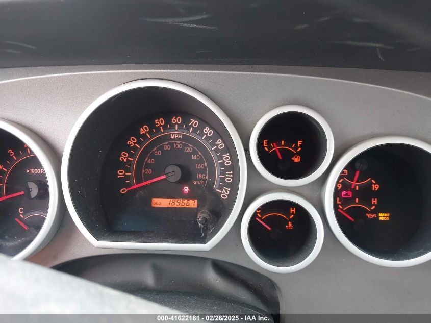 2010 Toyota Tundra Grade 5.7L V8 VIN: 5TFUY5F10AX110742 Lot: 41622181