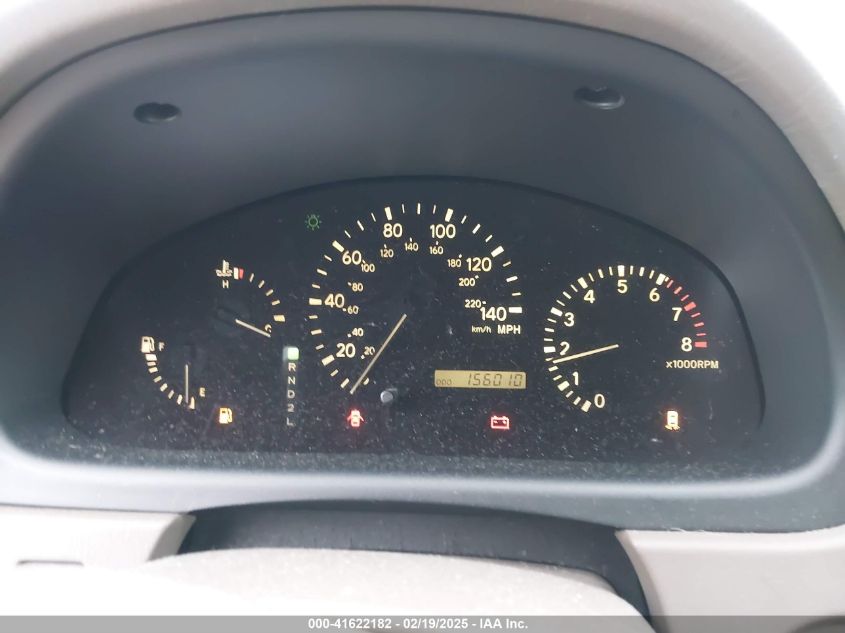 2001 Lexus Rx 300 VIN: JTJGF10U710115392 Lot: 41622182