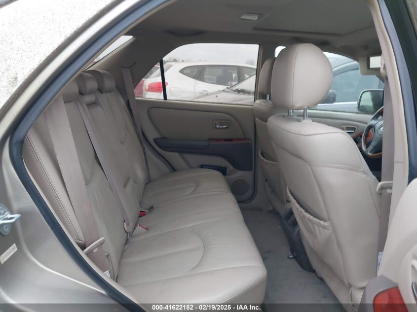 2001 Lexus Rx 300 VIN: JTJGF10U710115392 Lot: 41622182